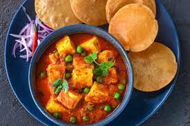 Puri Matar Paneer 