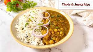 Chhole with Jeera Rice Combo