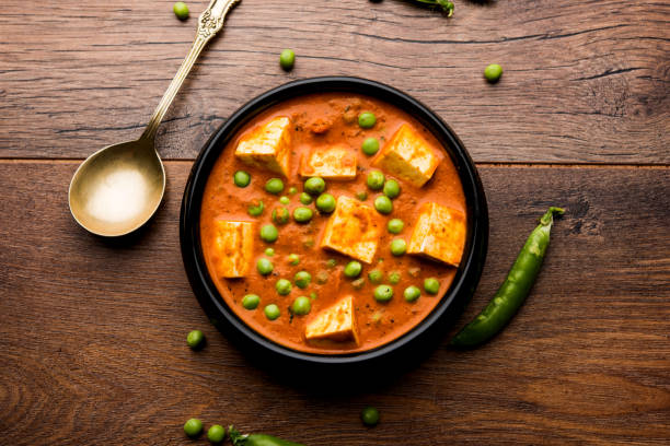 Matar paneer 